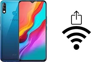 How to generate a QR code with the Wi-Fi password on a Infinix Hot 8 Lite