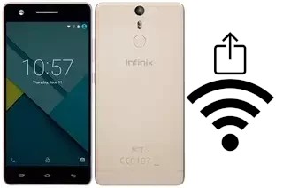 How to generate a QR code with the Wi-Fi password on a Infinix Hot S