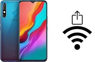 How to generate a QR code with the Wi-Fi password on a Infinix Hot 8