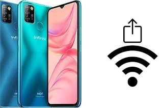 How to generate a Wi-Fi QR code on an Infinix Hot 10 Lite