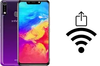 How to generate a QR code with the Wi-Fi password on a Infinix Hot 7