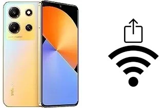 How to generate a Wi-Fi QR code on an Infinix Note 30i