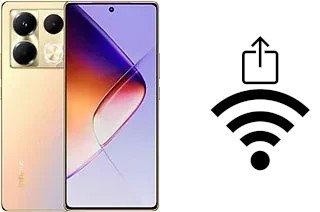 How to generate a QR code with the Wi-Fi password on a Infinix Note 40