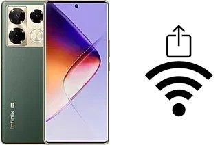 How to generate a QR code with the Wi-Fi password on a Infinix Note 40 Pro