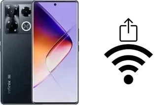 How to generate a QR code with the Wi-Fi password on a Infinix Note 40 Pro+