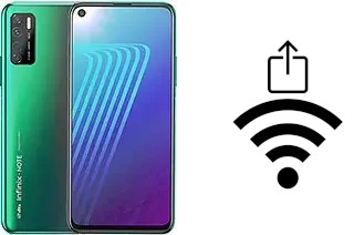 How to generate a Wi-Fi QR code on an Infinix Note 7 Lite