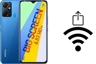 How to generate a Wi-Fi QR code on an Infinix Smart 6 Plus (India)