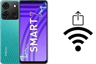 How to generate a Wi-Fi QR code on an Infinix Smart 7 (India)