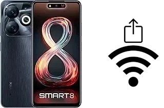 How to generate a Wi-Fi QR code on an Infinix Smart 8 (India)