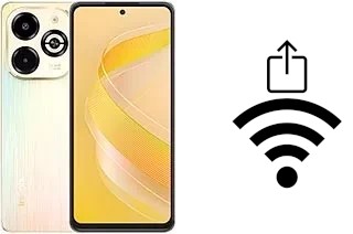 How to generate a Wi-Fi QR code on an Infinix Smart 8 Plus