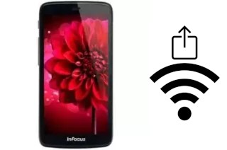 How to generate a QR code with the Wi-Fi password on a InFocus IN810