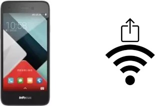 How to generate a QR code with the Wi-Fi password on a InFocus M350