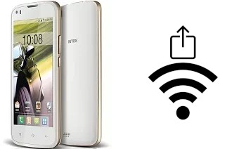 How to generate a Wi-Fi QR code on an Intex Aqua Speed