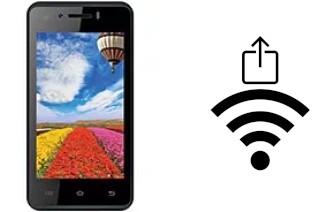 How to generate a QR code with the Wi-Fi password on a Intex Aqua Y2 Remote