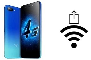 How to generate a QR code with the Wi-Fi password on a itel A25 pro