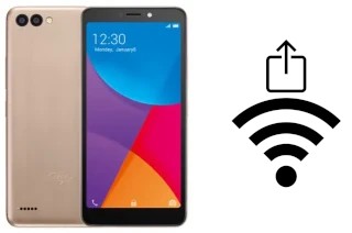 How to generate a QR code with the Wi-Fi password on a itel P13