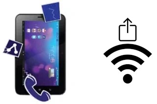 How to generate a QR code with the Wi-Fi password on a Karbonn A34