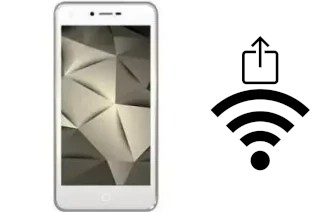 How to generate a QR code with the Wi-Fi password on a Karbonn Aura Sleek 4G