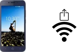 How to generate a QR code with the Wi-Fi password on a Karbonn K9 Music 4G