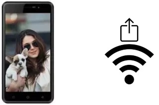 How to generate a QR code with the Wi-Fi password on a Karbonn K9 Smart Selfie