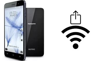 How to generate a QR code with the Wi-Fi password on a Karbonn Titanium Mach Two S360