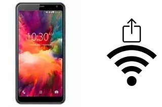 How to generate a QR code with the Wi-Fi password on a Karbonn Vue 1