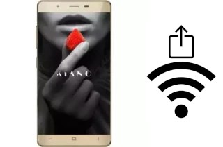 How to generate a QR code with the Wi-Fi password on a Kiano Elegance 5-5 Pro