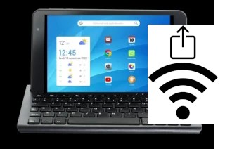 How to generate a QR code with the Wi-Fi password on a Klipad KL9878