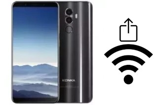 How to generate a QR code with the Wi-Fi password on a Konka S5