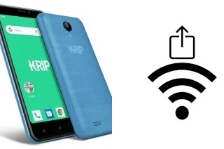 How to generate a QR code with the Wi-Fi password on a Krip K5d