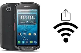 How to generate a QR code with the Wi-Fi password on a Kyocera DuraForce