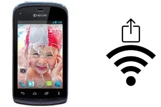 How to generate a QR code with the Wi-Fi password on a Kyocera Hydro C5170