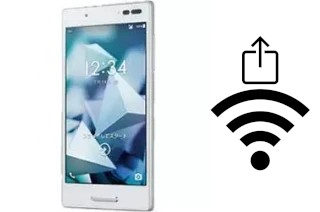 How to generate a QR code with the Wi-Fi password on a Kyocera Digno V