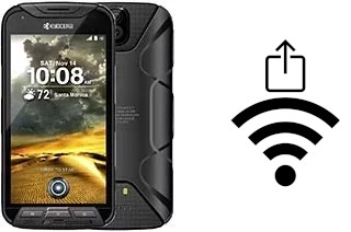 How to generate a QR code with the Wi-Fi password on a Kyocera DuraForce Pro