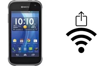 How to generate a Wi-Fi QR code on an Kyocera Hydro Xtrm