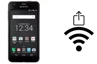 How to generate a QR code with the Wi-Fi password on a Kyocera S301