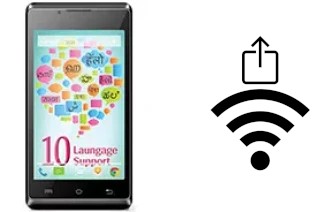 How to generate a QR code with the Wi-Fi password on a Lava Iris 402e