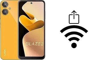 How to generate a Wi-Fi QR code on an Lava Blaze 2