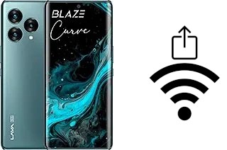 How to generate a QR code with the Wi-Fi password on a Lava Blaze Curve