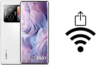 How to generate a Wi-Fi QR code on an Lava Blaze Duo