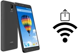 How to generate a QR code with the Wi-Fi password on a Lava Iris Fuel F2