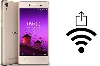 How to generate a QR code with the Wi-Fi password on a Lava Z50