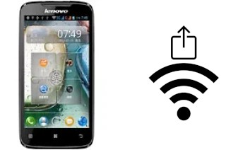 How to generate a QR code with the Wi-Fi password on a Lenovo A390