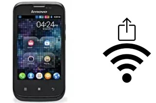 How to generate a QR code with the Wi-Fi password on a Lenovo A60+