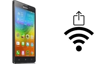 How to generate a QR code with the Wi-Fi password on a Lenovo A6000