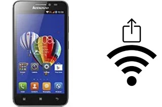 How to generate a QR code with the Wi-Fi password on a Lenovo A606