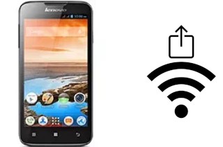 How to generate a QR code with the Wi-Fi password on a Lenovo A680