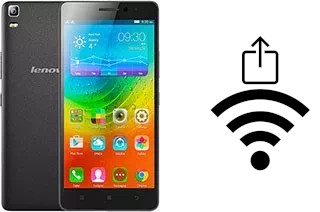 How to generate a QR code with the Wi-Fi password on a Lenovo A7000 Plus