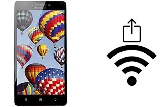 How to generate a QR code with the Wi-Fi password on a Lenovo A7000 Turbo