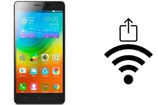 How to generate a QR code with the Wi-Fi password on a Lenovo A7000